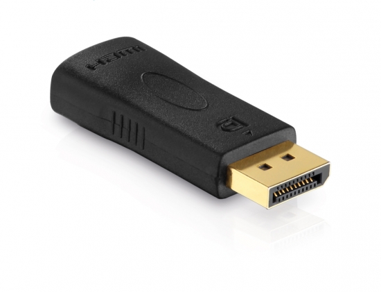 DisplayPort - HDMI i gruppen Installation / Kontaktdon & Adapters / AV-Adapters/Kontaktdon hos Audiovision AB (PU-PI150)