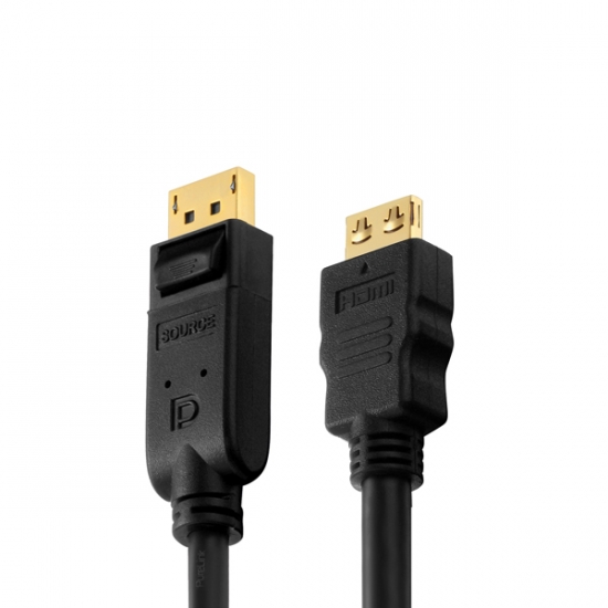 DisplayPort - HDMI i gruppen Installation / Kablage / DisplayPort hos Audiovision AB (PU-PI5100)