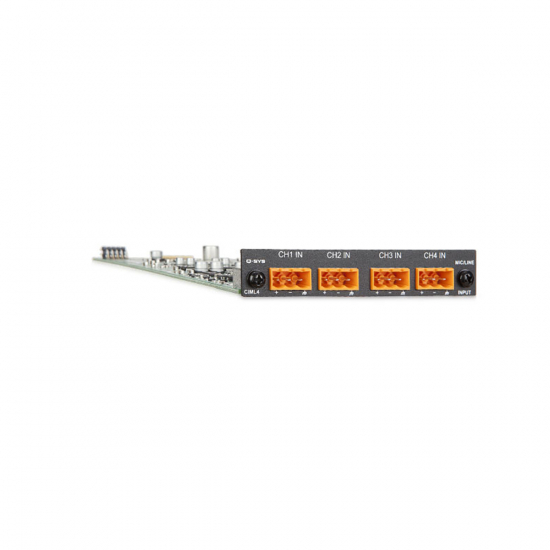 Instickskort Mic/Line in i gruppen Q-SYS / vrigt / Core 510i - Instickskort hos Audiovision AB (QSC-CIML4)