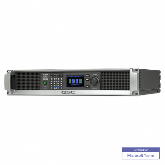 CX-Q Frstrkare i gruppen Q-SYS / vrigt / Microsoft Teams Certified hos Audiovision AB (QSC-CX-Q-4K4)