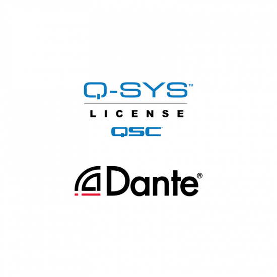 Dante Licens i gruppen Q-SYS / Licenser / Q-SYS Audio hos Audiovision AB (QSC-SLDAN-128-P)