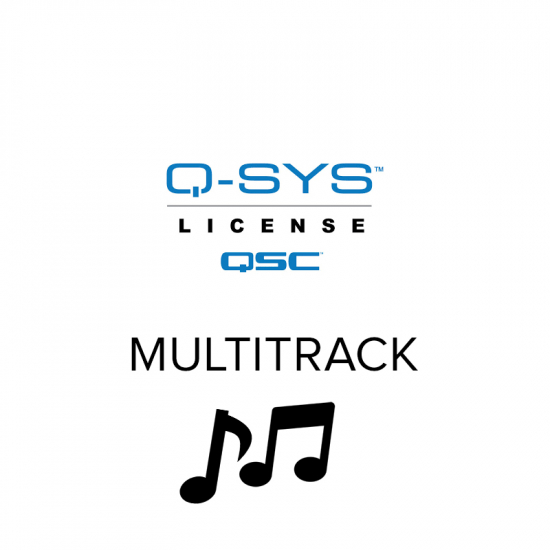 Multi-Track Licens i gruppen Q-SYS / Licenser / Q-SYS Audio hos Audiovision AB (QSC-SLMTP-128)