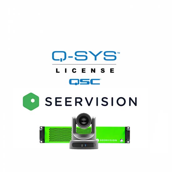 Seervision, Single Camera - Licens i gruppen Q-SYS / Q-SYS Platform / Seervision AI Tracking hos Audiovision AB (QSC-SLSV-CAM-1YR)