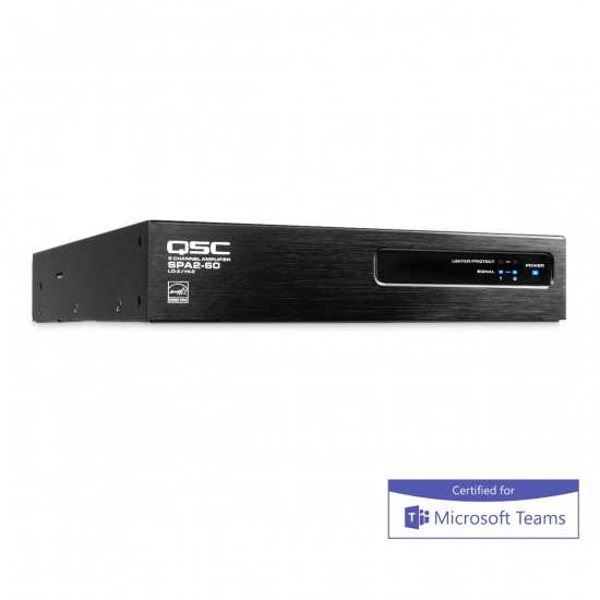 SPA Frstrkare i gruppen Q-SYS / vrigt / Microsoft Teams Certified hos Audiovision AB (QSC-SPA2-60)