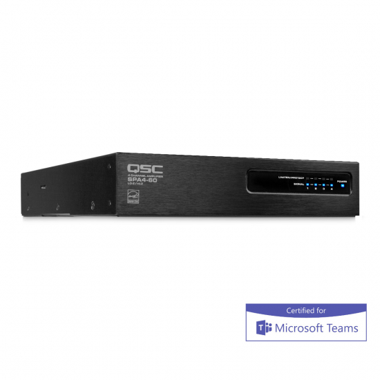 SPA Frstrkare i gruppen Q-SYS / vrigt / Microsoft Teams Certified hos Audiovision AB (QSC-SPA4-60)