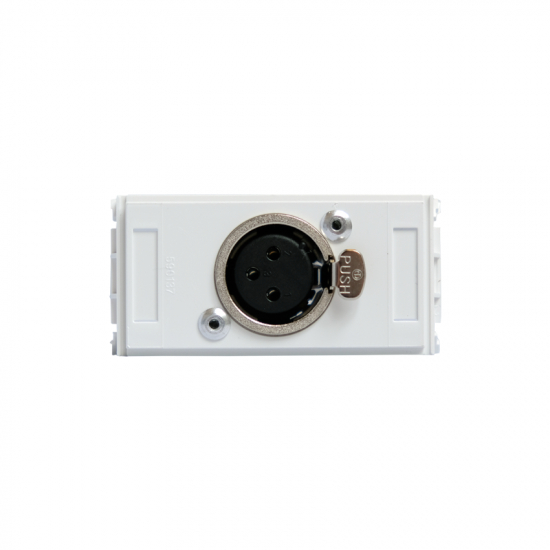 Uttagspanel - XLR (Hona) i gruppen Installation / Uttagssystem / Lsa uttag CYB hos Audiovision AB (SU-110-132)