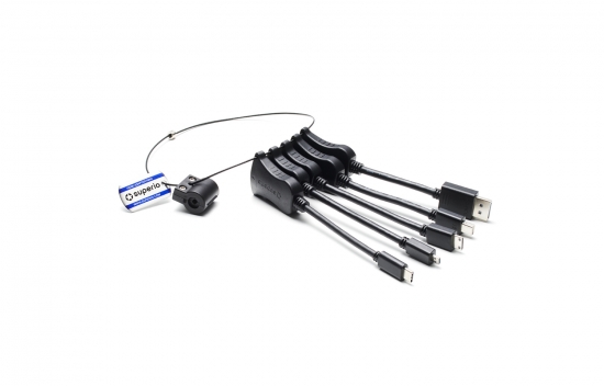 Adapterring (lng) - DP, mDP, micro HDMI, mHDMI, USB-C i gruppen Installation / Kontaktdon & Adapters / Adapterringar hos Audiovision AB (SUP-PT-HAR5)