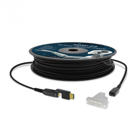 HDMI AOC Fiber v.2.0 (18 GBPs) i gruppen Installation / Kablage / HDMI hos Audiovision AB (TTL-P-HDMI-AOC-)
