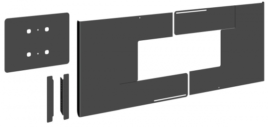 PFA 9163 - Bakstycke universal (Landscap i gruppen Installation / Displayfsten Connect-it / Modulra / Tillbehr hos Audiovision AB (VO-PFA-9163)