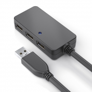 USB 3.1 (Gen 1) Förlängare med Hub