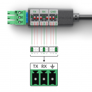 Seriell/RS-232-Kabel DSUB + DIP-Switch