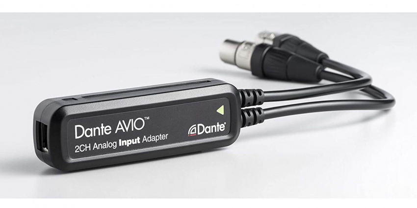 Dante Analog Input Adapter 2x0