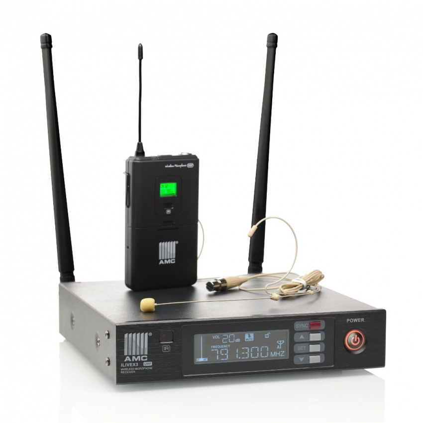 Tr�dl�st system (Headset), 60m