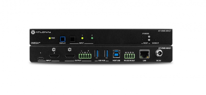 AV-Hub 2-1 V�xel HDMI, USB C & USB 3.0
