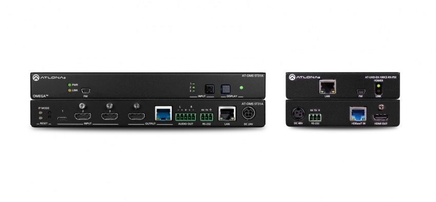  3�1 HDBaseT Switch & Mottagare