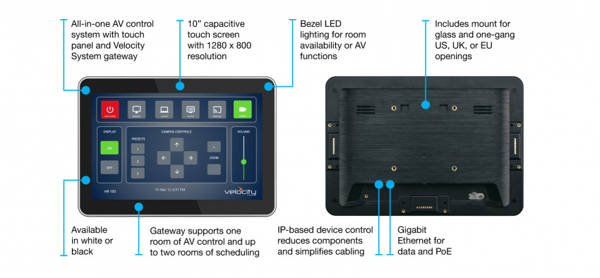 Touchpanel/Kontrollprocessor 10