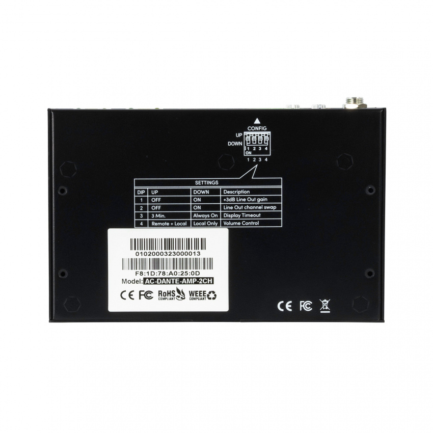 Dante ljudf�rst�rkare 2x25W