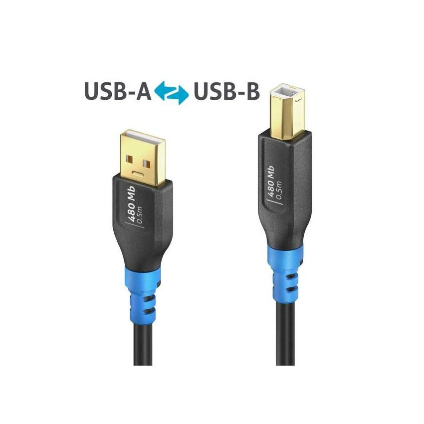 FlexInstall USB-A - USB-B Kabel