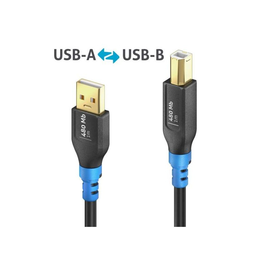 FlexInstall USB-A - USB-B Kabel