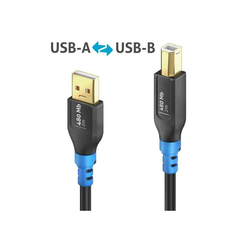FlexInstall USB-A - USB-B Kabel