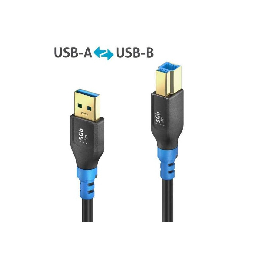 FlexInstall USB-A - USB-B Kabel