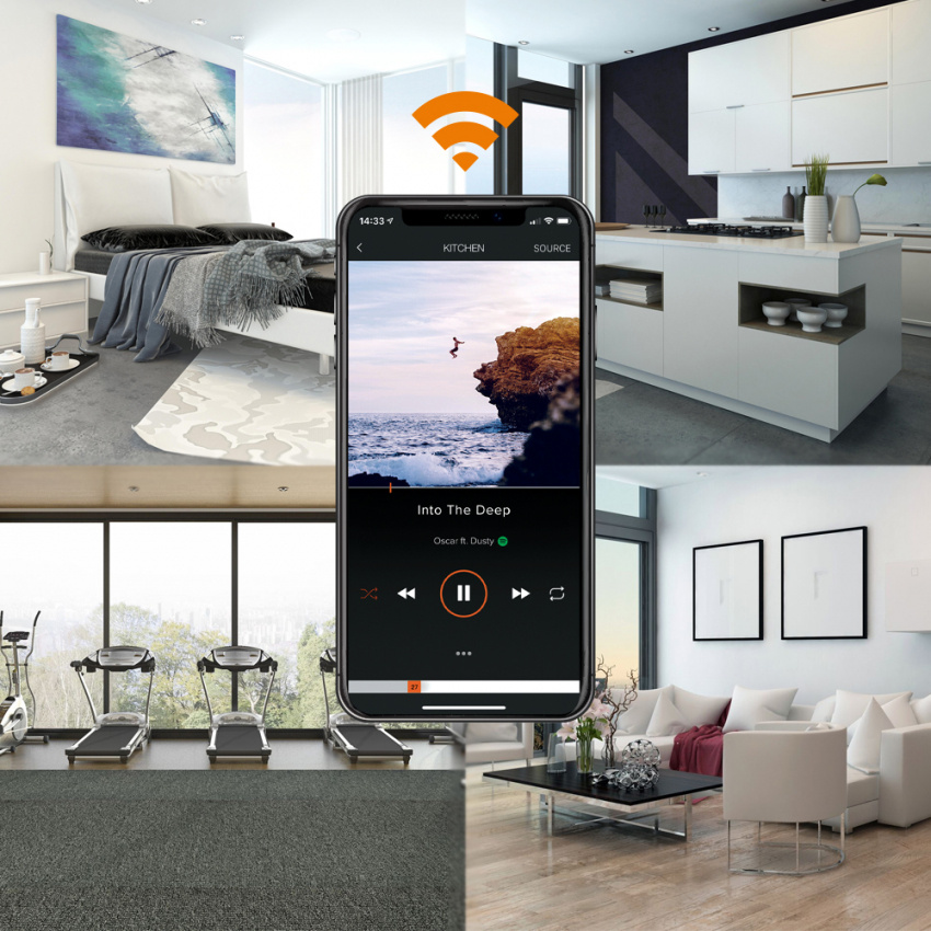 PRO Aktiv inf�llnadsh�gtalare 6,5'' Bluetooth + Wifi Par