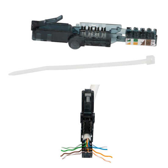 Modularkontakt CAT6A/CAT7 