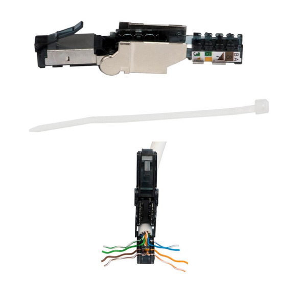 Modularkontakt CAT6A/CAT7 