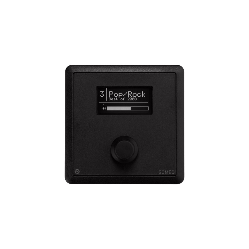 V�ggpanel f�r volym och k�llval