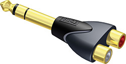 2 x RCA - 6.35mm
