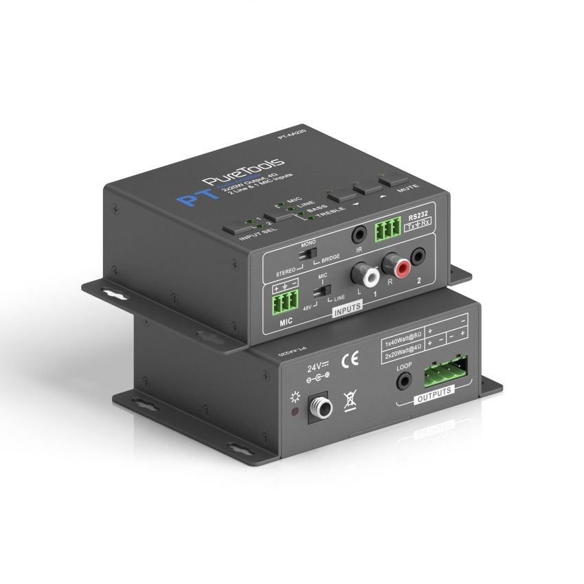 Ljudf�rst�rkare 2x20W