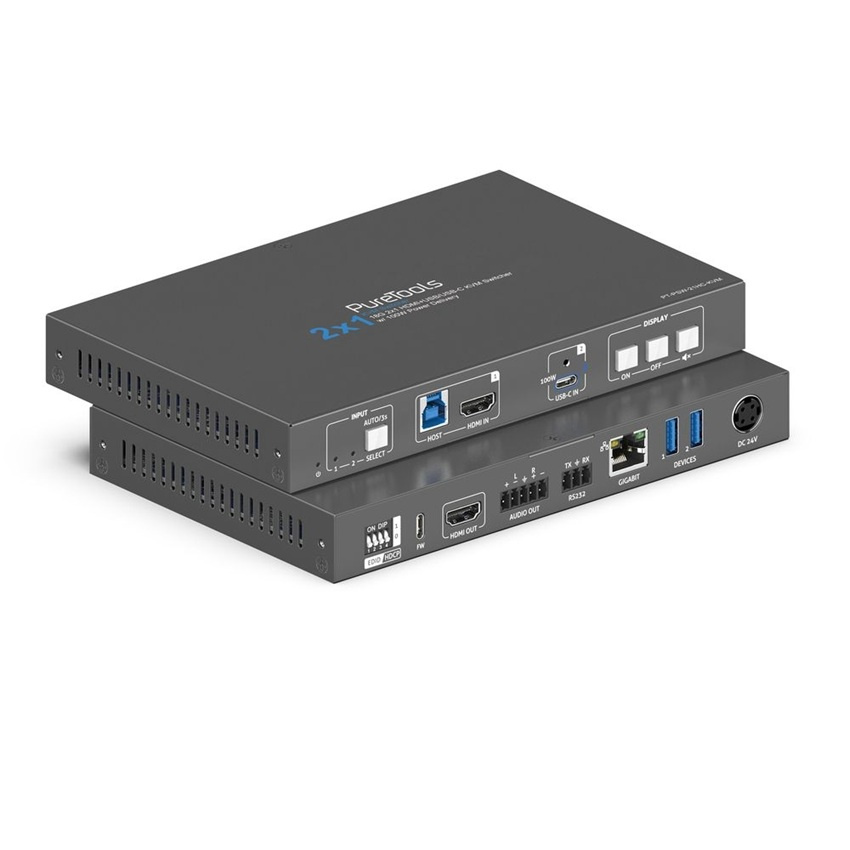 PT-PSW-21HC-KVM - HDMI/USB-C Switch KVM