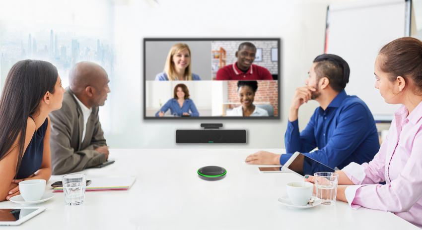 Rundupptagande bordsmikrofon