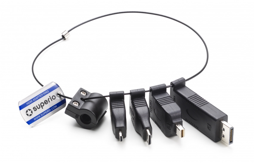 Adapterring DisplayPort, Mini-DisplayPort, Mini-HDMI, Micro-HDMI