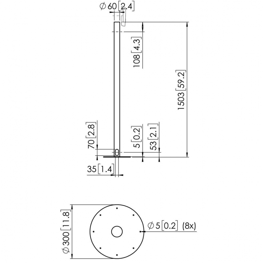 PFA 9155 - Golvstativ