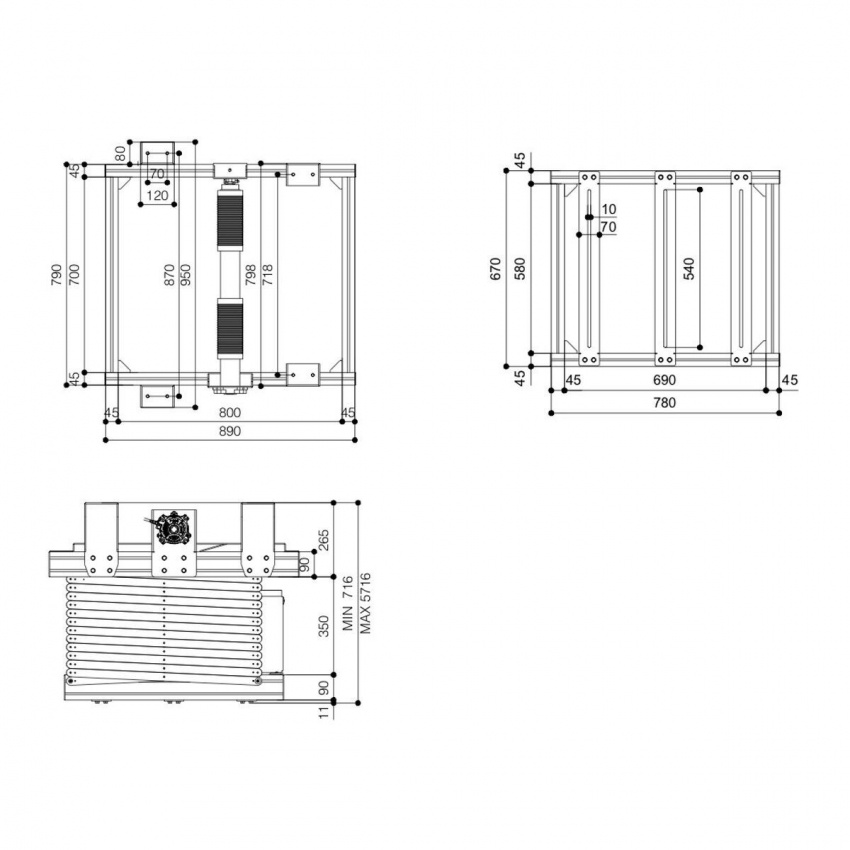 PPL 2500 - Projektorlift