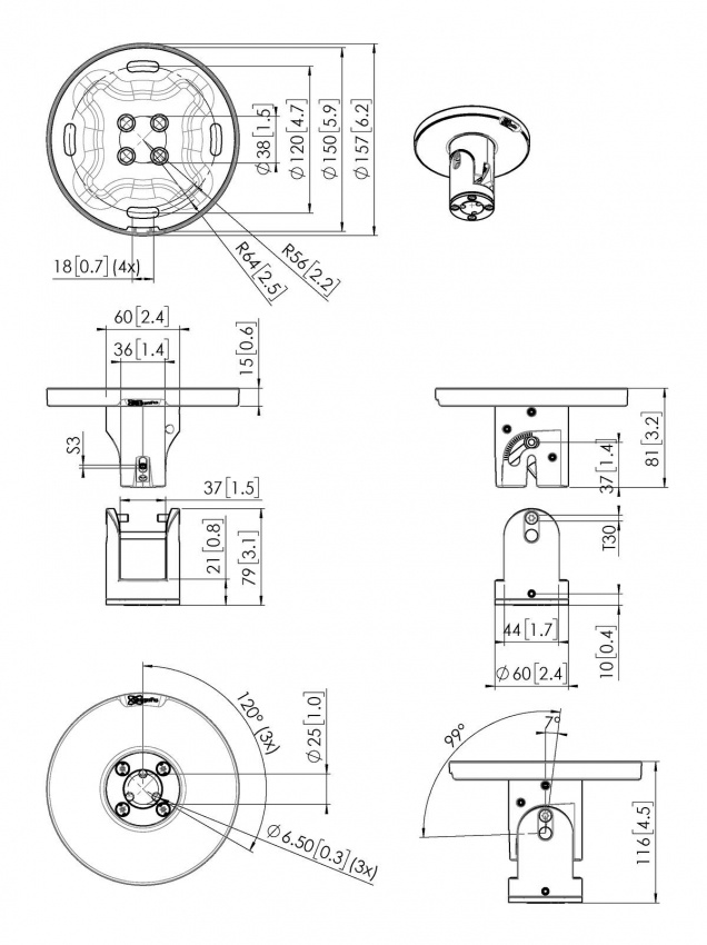 PUC 1045 - Takplatta