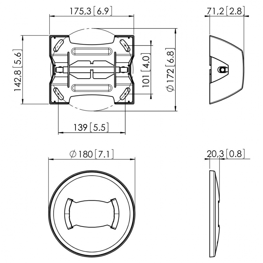 PUC 1060 - Takplatta Connect-it Large