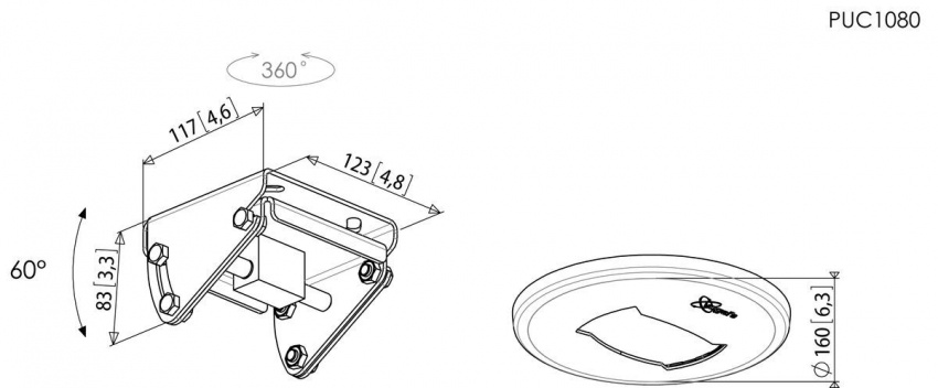 PUC 1080 - Takplatta Connect-it Large