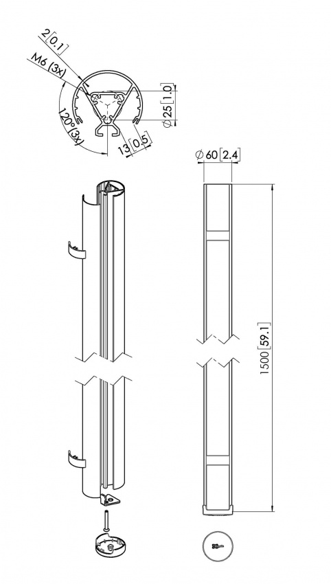 PUC 2415 - Connect-it r�r, 150cm