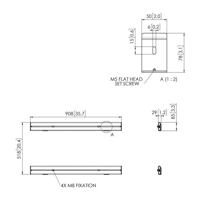 RISE A164 - F�stbeslag/distans