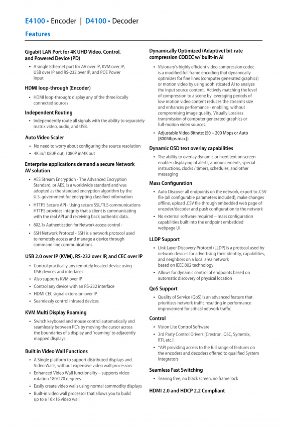 4 Serien - Decoder D4100
