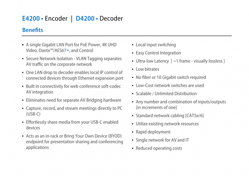 4 Serien - Decoder D4200