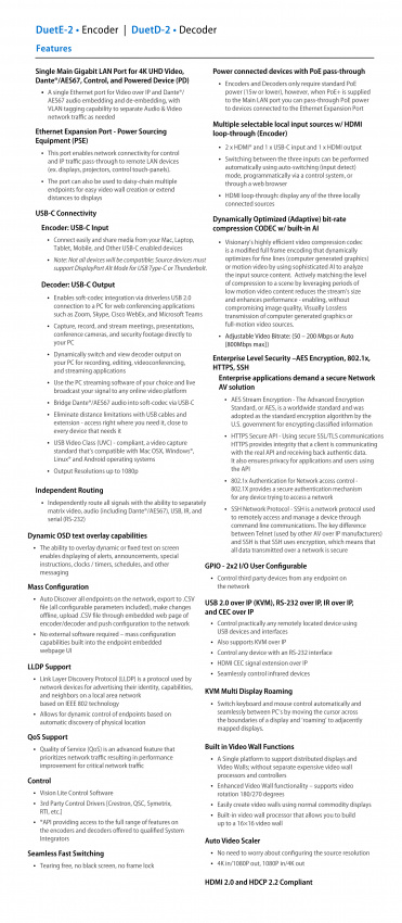 4 Serien - Decoder DuetD-2
