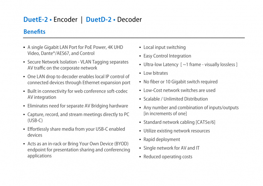 4 Serien - Encoder DuetE-2