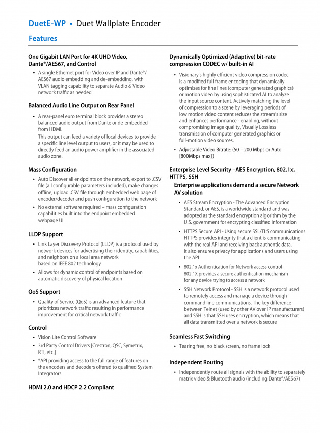 4 Serien - Encoder DuetE-WP