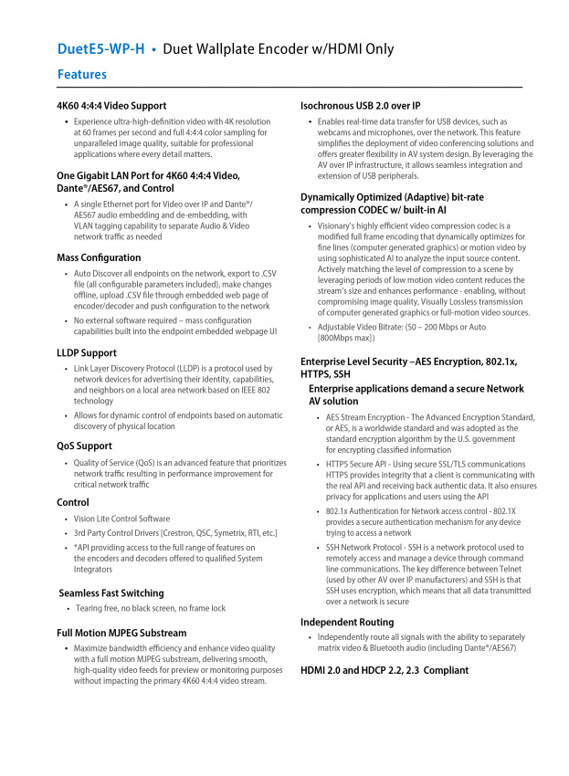 5 Serien - Encoder DuetE-WP-H