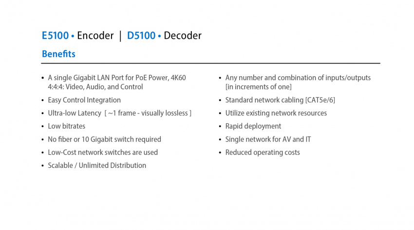 5 Serien - Encoder E5100