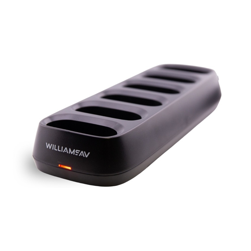 Auracast system med 4 mottagare